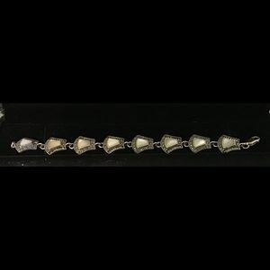 Art Deco Vintage‎ Sterling and Marcasite Bracelet